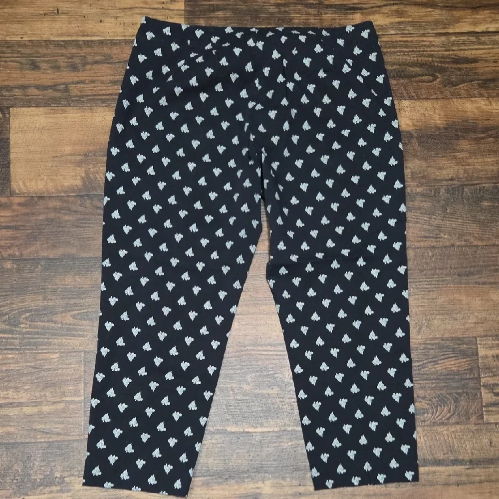 J. Jill Kids Leggings - Blue Paisley and Black Pattern - Picture 6 of 7